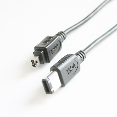 1,8m Firewire i.Link DV Kabel  Camcorder 4-6-pol 1,8 m 4p/6p pin IEEE-1394