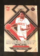 2021-22 Prizm - JOSH CHRISTOPHER - #24 Emergent RC Rookie - Houston Rockets MINT