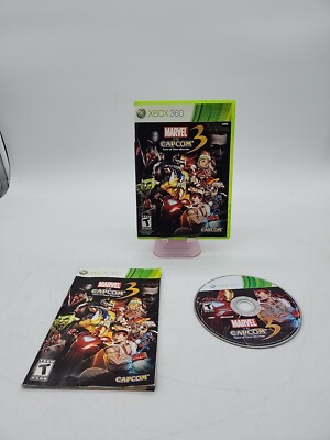 Marvel vs. Capcom 3: Fate of Two Worlds (Xbox 360, 2011) CIB NEAR MINT FREE SHIP