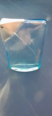 TF/beautiful empty glass tester bottle ''ECHO'' by DAVIDOFF 100 ML VGC