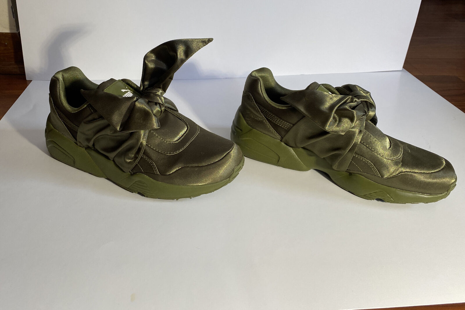 heldin bijwoord vergroting PUMA Rihanna Fenty Green Baby Doll Bow sneakers size 7 | eBay