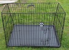 Cozy Pet Fold Up Space Saving 1 Door Metal Dog/Puppy/Animal Cage
