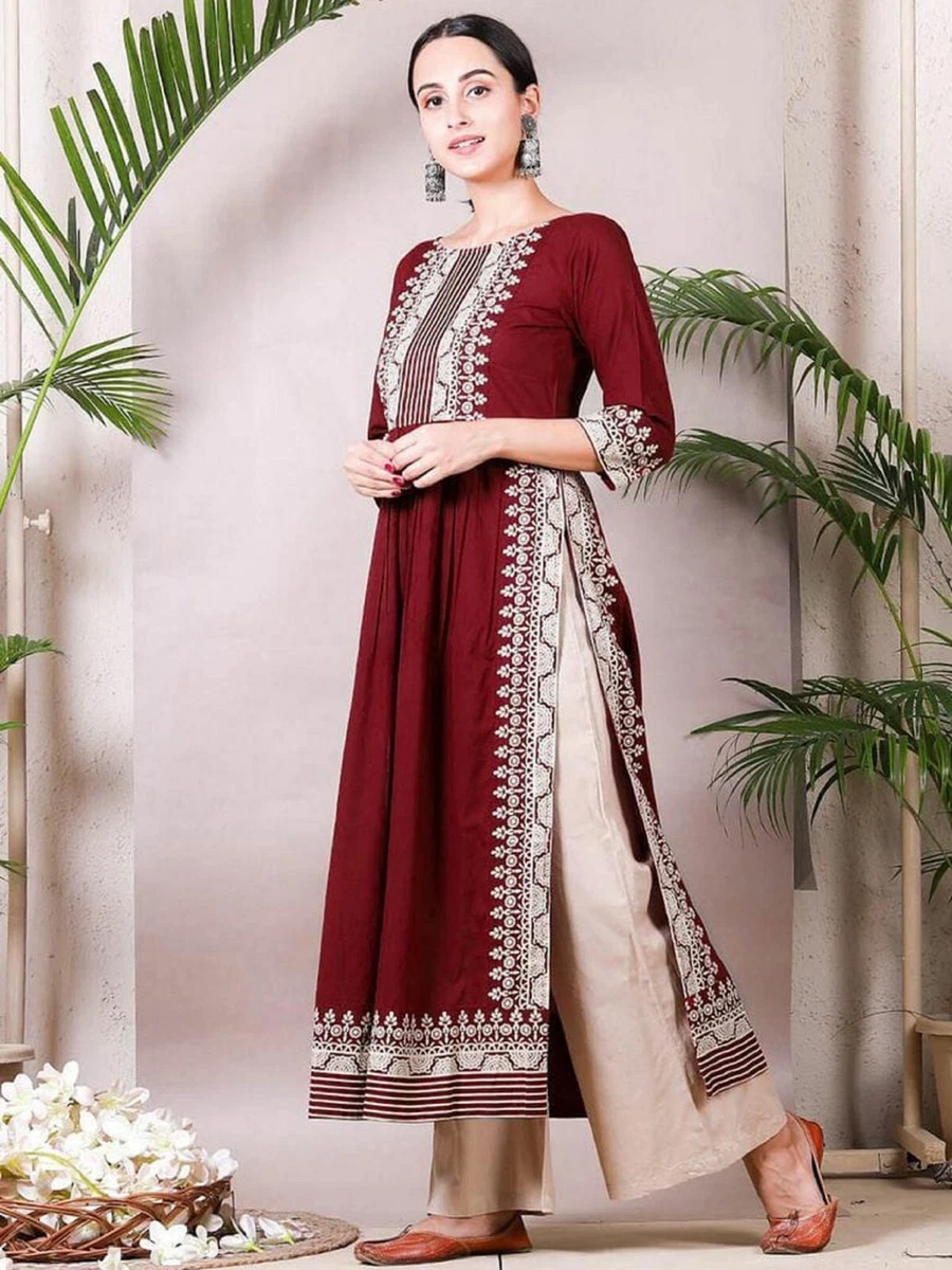 Long kurti for wedding party sale