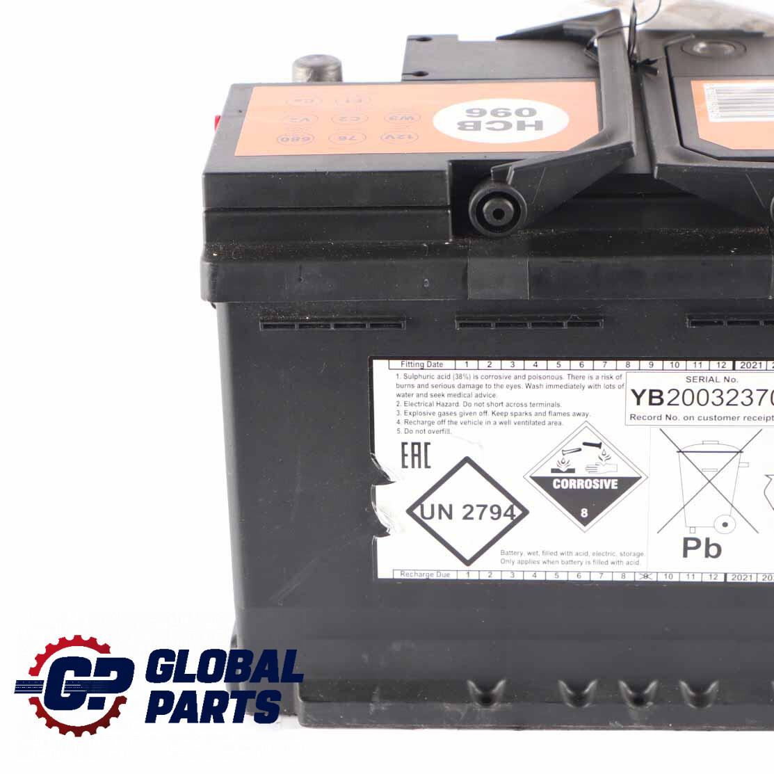 Halfords 12V Calcium Accumulator Battery 76Ah 680A HCB096 eBay