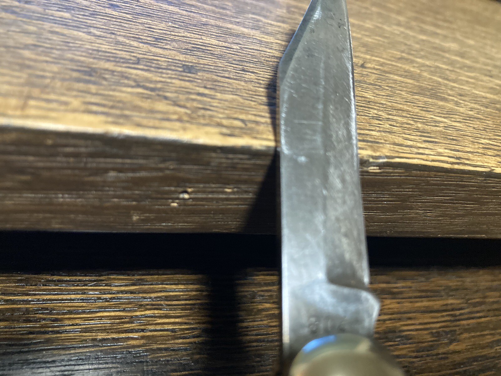 Antique 804 Schrade Walden Bone Stag Carpenters Whittler Pocket Knife