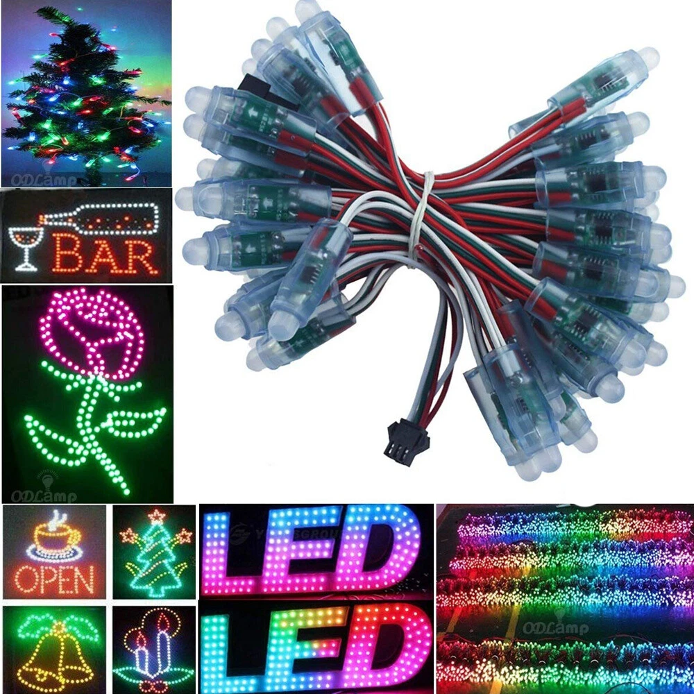 50 1000pcs WS2811 IC RGB Full Color Pixels 5V 12V LED Module light Chrismas Lamp