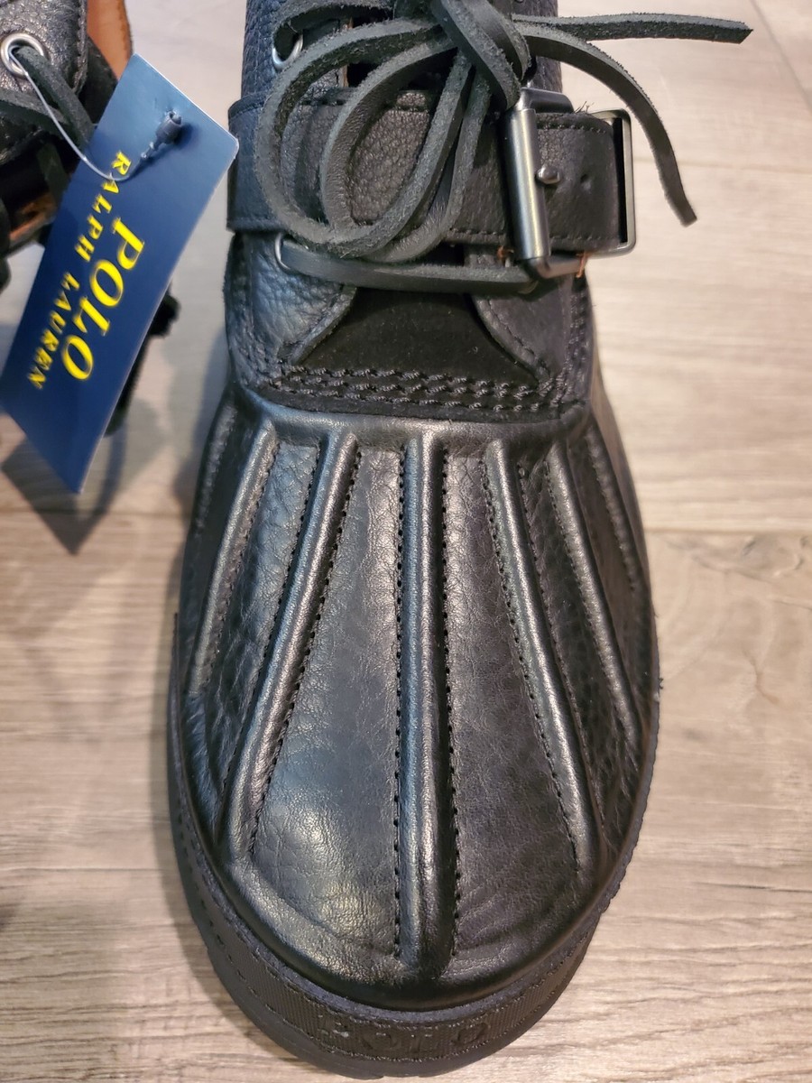 Polo Ralph Lauren Oslo Waterproof Leather Boots Mens Size 8.5D