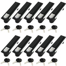 10 Packs Electrical Cabinet Panel Lock Square Zinc alloy Distribution Latch