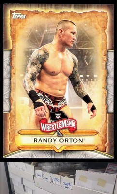 2020 Topps Road to WrestleMania #WM-38 Randy Orton WrestleMania Roster - JL
