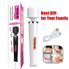 Handheld Massager Wand Vibrating Massage Magic Full Body Therapy Motor 20 Speed