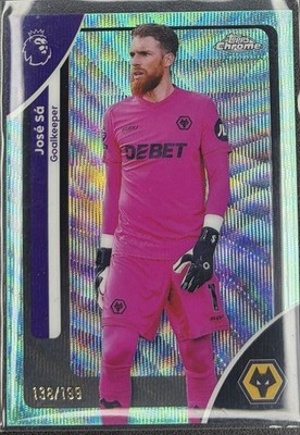 topps chrome premier league 25/26 Jose Sa Türkis Wave 138/199