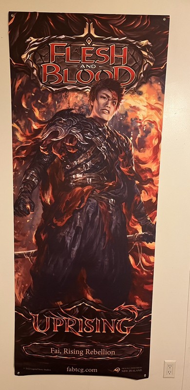 Flesh and Blood FAB- Promotional Banner Uprising Fai, Rising - 31" x 78" Poster