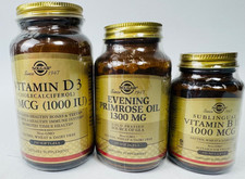 Solgar Vitamin Bundle Vitamin D3, B12 & Primr...