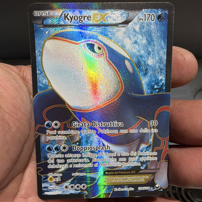 #ad Kyogre EX Full Art 104 108 Dark Explorers Holo UR 170HP 2012 IT $105.00