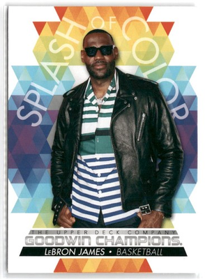 #ad #ad Upper Deck 2022 Upper Deck Goodwin Champions #150 LeBron James Splash Color $1.45