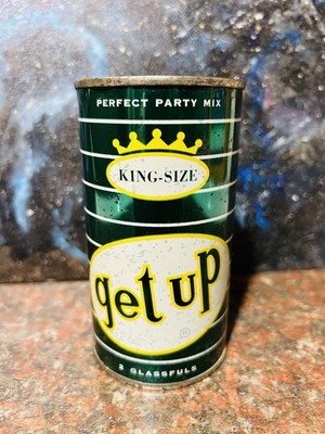 Get Up,Low-cal,King Size. Vintage Soda Can. (2 Dinks But A Fantastic Can)