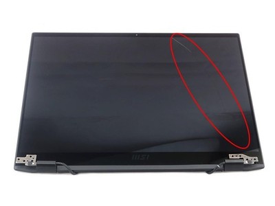 MSI SUMMIT E16 A12UDT 16'' IPS QHD+ TOUCH 165HZ LCD ASSEMBLY ***CRACKED SCREEN***