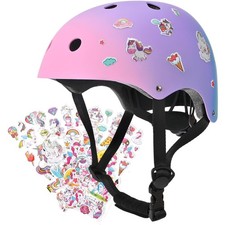 Kinder Skaterhelm Fahrradhelm Farbverlauf leicht Sicherheitshelm