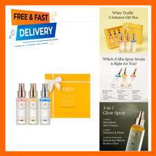 White Truffle Spray Serum Gift Set, Vegan Skin Care, 3 Solutions, 52 ml each