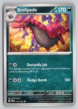 SCOLIPEDE 117/167 UNCOMMON TWILIGHT MASQUERADE POKEMON NM