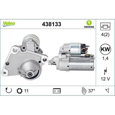 Starter Valeo 438133 Valeo Origins New Oe Technologie für Citroën Fiat Opel DS