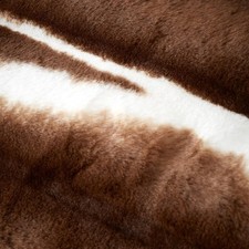 Image of Catherine Lansfield Flint Cosy Faux Fur 130x170 cm Blanket Throw