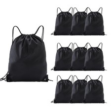 Drawstring Backpacks, 10 Pack Lightweight Drawstring Bags for Gym, Daily