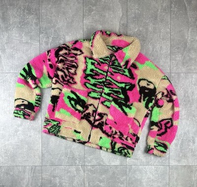 Jaded London Rainbow Not Ur Angel Fleecejacke Größe S/M