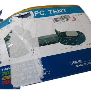 Benebomo Spielzelt mit Tunnel 3 in 1 Spielzelt bällebad mit Tunnel krabbeltunn
