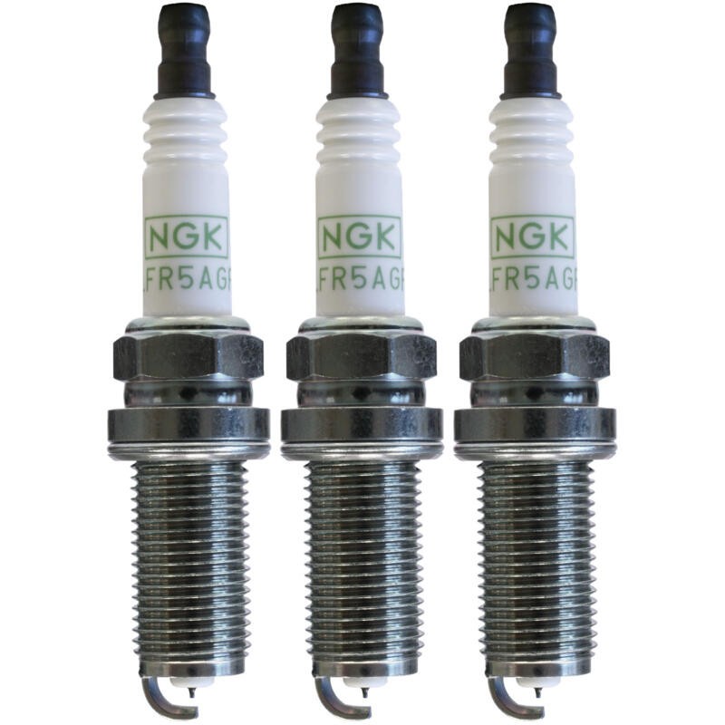 NGK Spark Plug 5018 3-PACK G-Power LFR5AGP 14mm Copper Core Platinum, HR 5