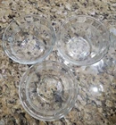 Set of 3 Pyrex #463  6oz - 175mL. Custard Cups Thick Glass