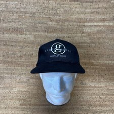 Vintage Garth Brooks Hat Cap Snap Back Black Logo World Tour Adjustable