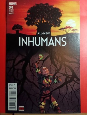 2016 Marvel Comics All New Inhumans Issue 8 Jamal Campbell Cover Artist FREE SHP