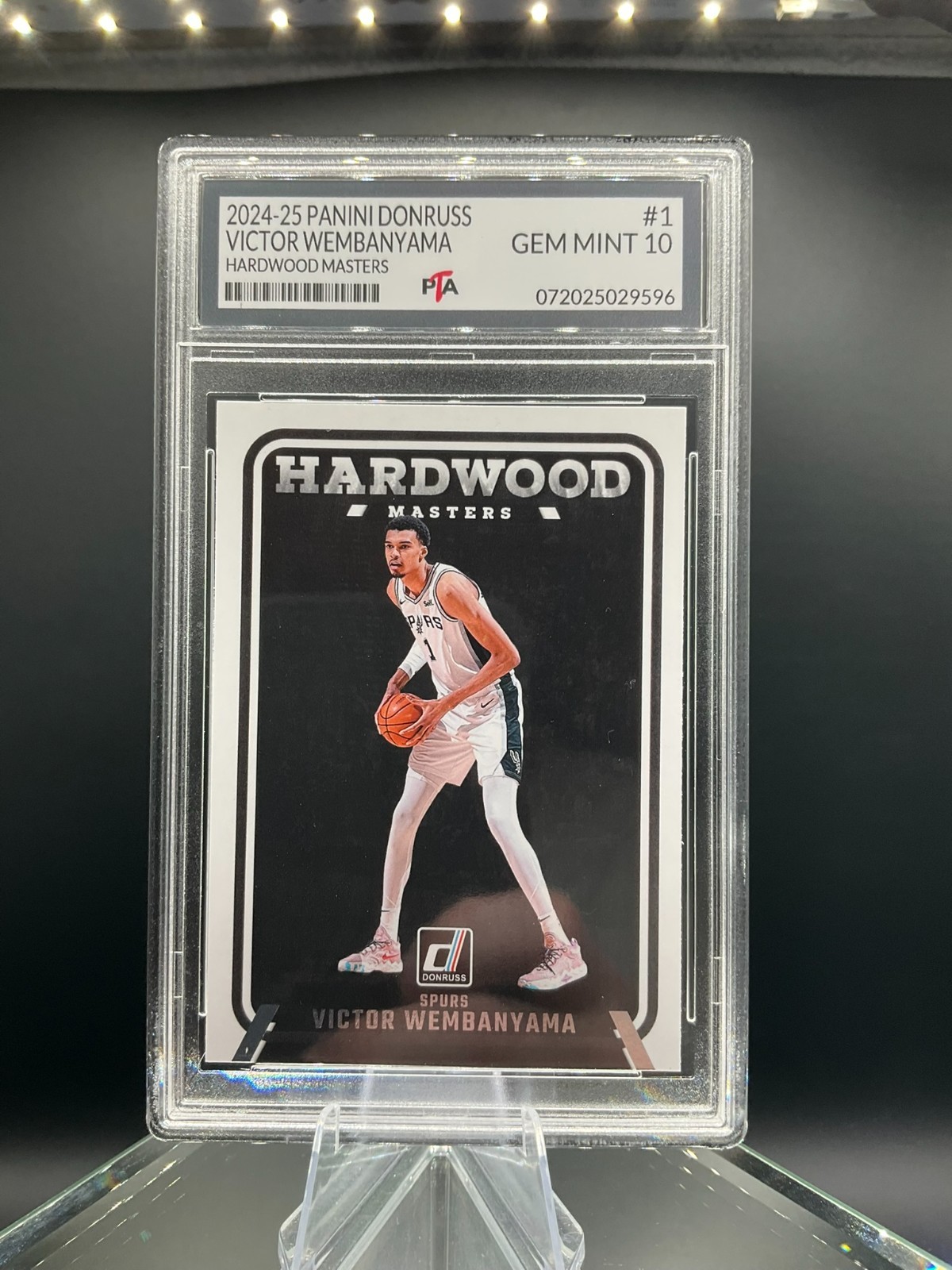 2024-25 Panini Donruss Victor Wembanyama "Hardwood Masters" ~ GEM MINT PTA 10🔥