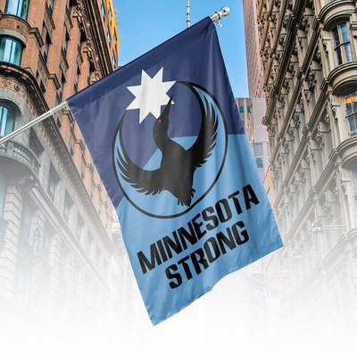 #ad Minnesota Strong ICE Out Of Minneapolis Now Northern Star Bird Art Flag $28.05