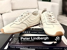 Dolce Vita Delany Sneakers Off-White Leather Size 9 M - Women  s -Excellent Cond