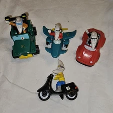 1988 McDonald's Mac Tonight Moon Man Complete Set of 4 Happy Meal Toys