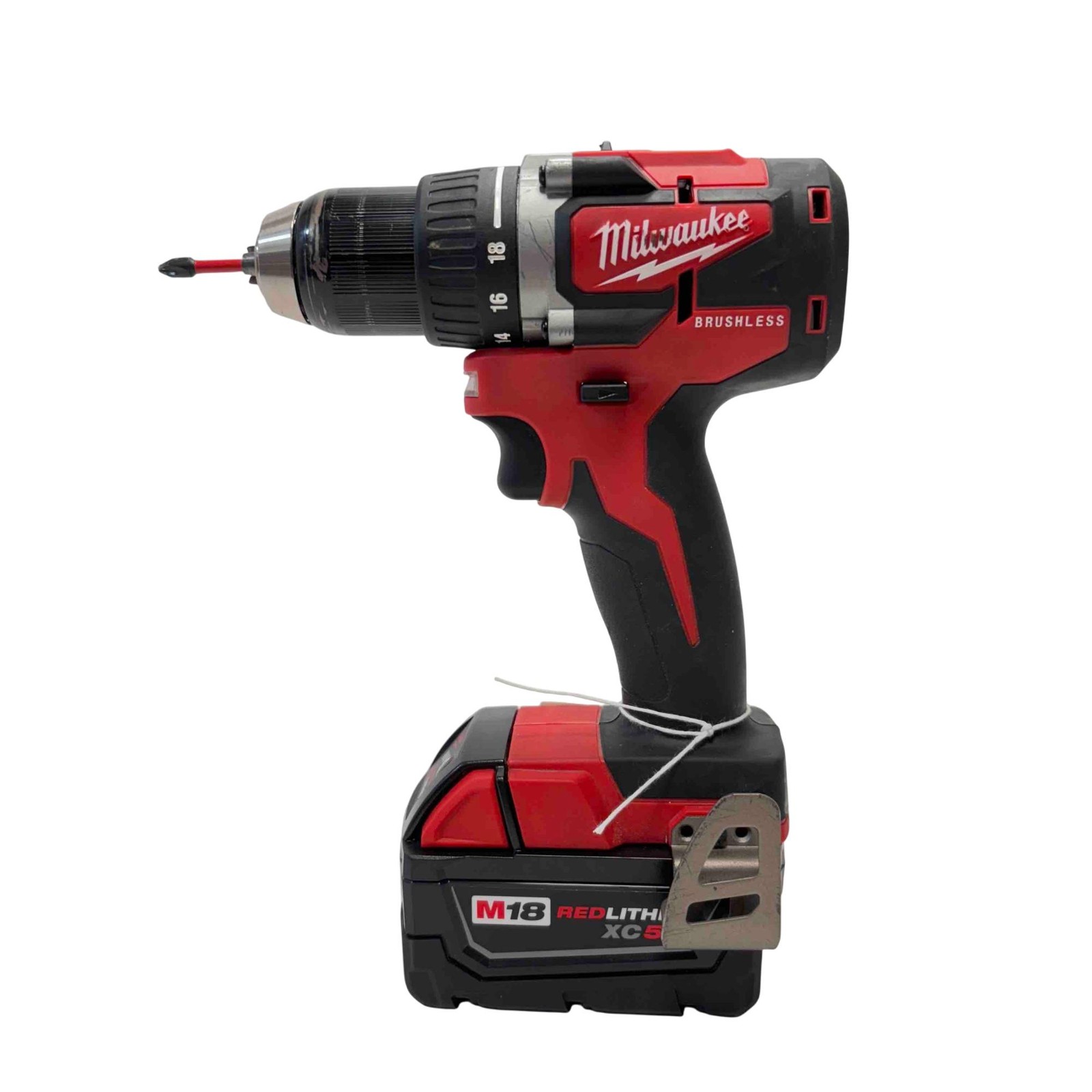 Milwaukee 2801-20 M18 18V 1/2" Brushless Cordless Drill/Driver + 5Ah Battery 