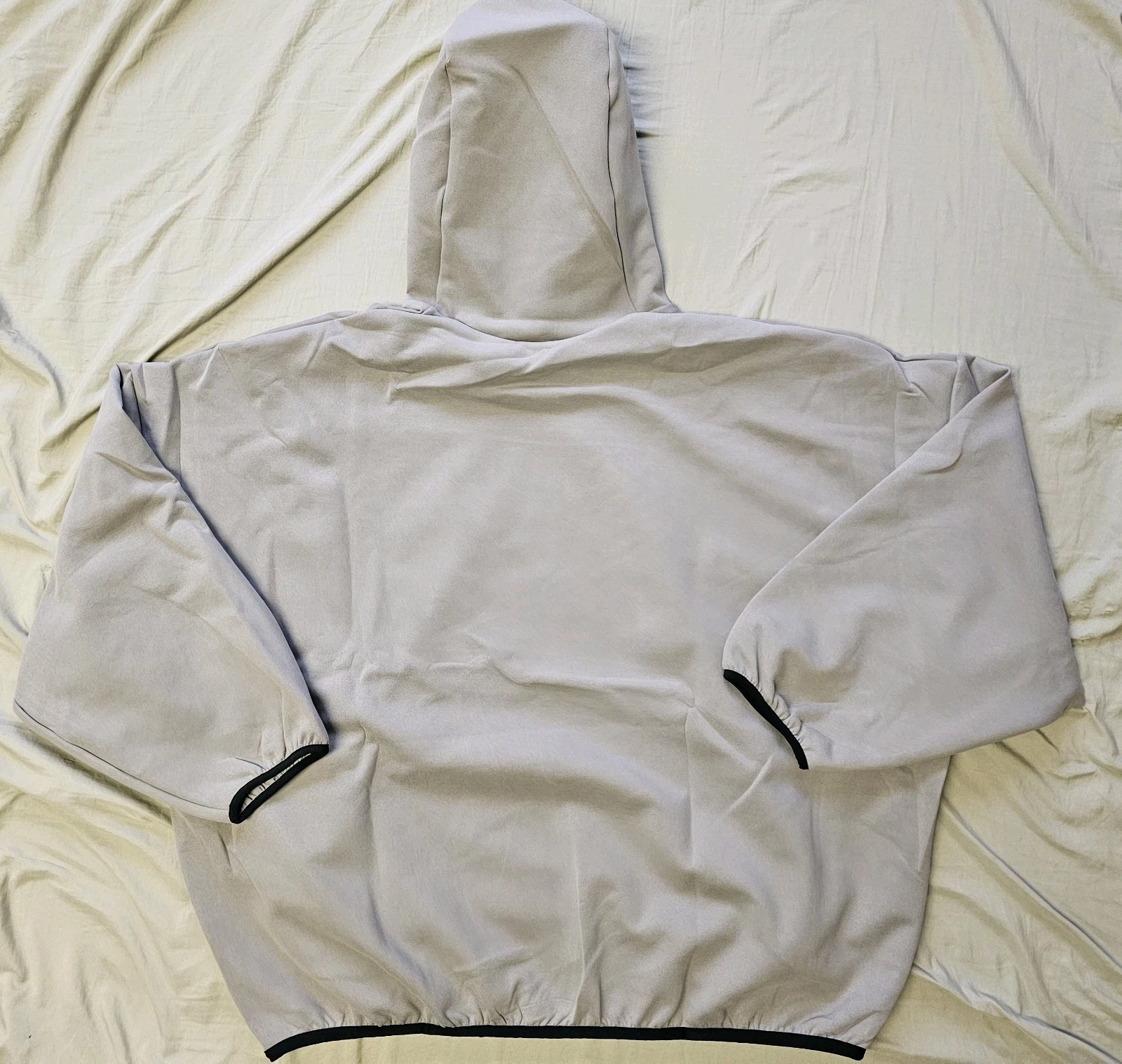 FEAR OF GOD FELPA CON CAPPUCCIO IN PILE SCAMOSCIATO PAURA DI DIO ATLETICA ARGILLA