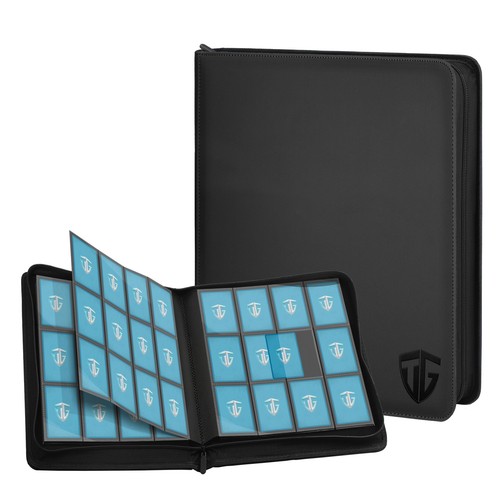 80 card binder 1 Pocket Trading for Cards : Toys & Games touch edges and rounded corners for a delightful flip Card Codex Portfolio 80: Iron