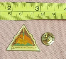 Vintage Boeing Delta II Expendable Launch System Rocket Lapel Pin