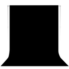 Black Photography Backdrop for Photoshoot, Fabric, 7x10 FT