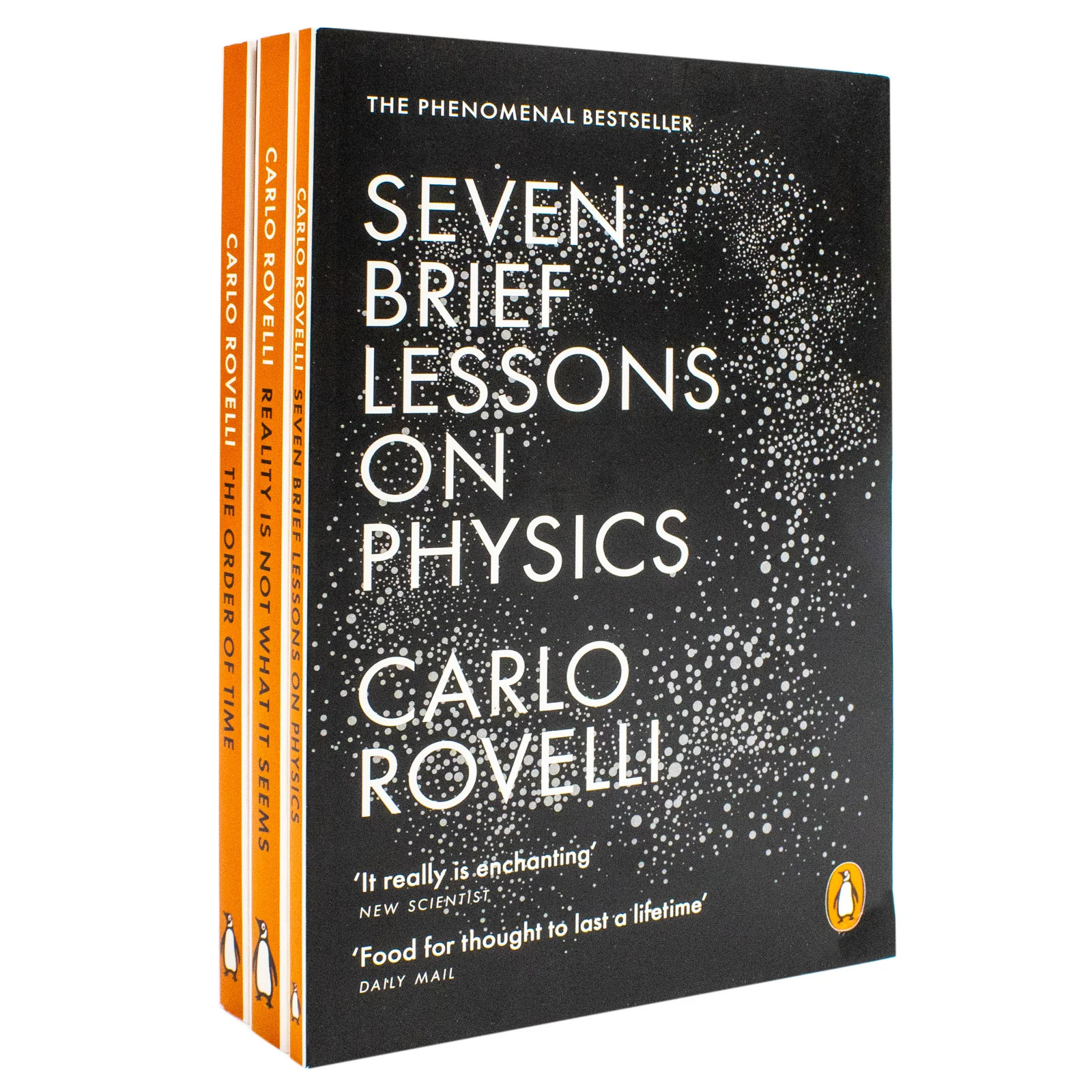 Penguin Black Carlo Rovelli 3 Book Collection Set - Reality Is Not What It Seems, The Order Of Time & Seven Brief Lessons On Physics - Paperback Popular Science - Image 4