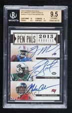 2013 National Treasures Pen Pals EJ Manuel Geno Smith BGS 9.5 GEM MINT Auto 1b9