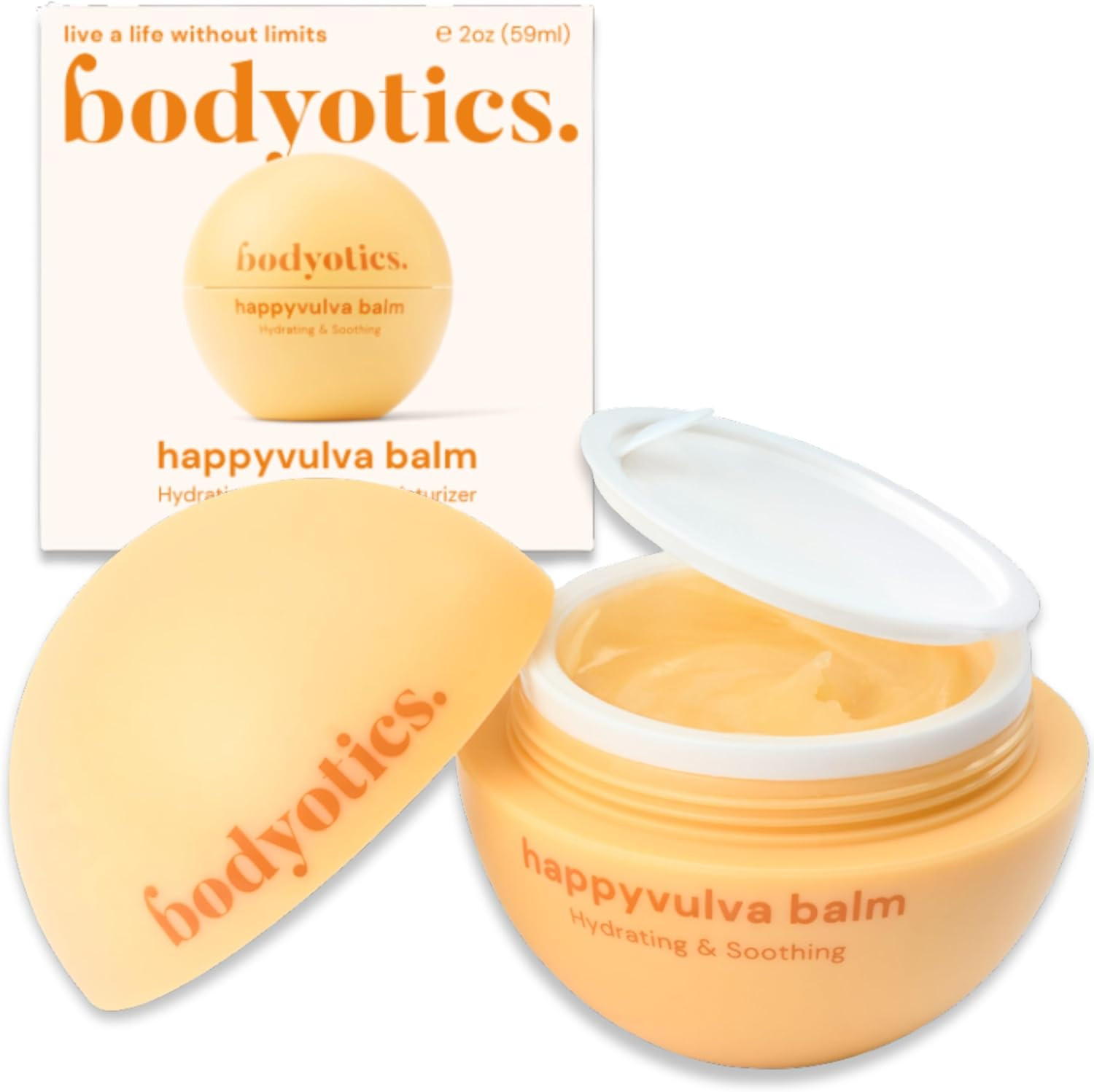 Bodyotics Vulva Balm - Fragrance-Free Vaginal Moisturizer for Dryness, Itching a