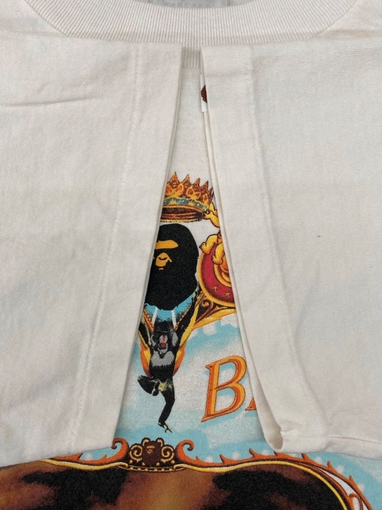 Saint Michael x A Bathing Ape BAPE SS Tee T-Shirt L Cotton Used From Japan thumbnail 6