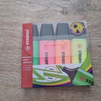 STABILO Boss Original Pastel Leuchtmarker 4 Stück (70/4)