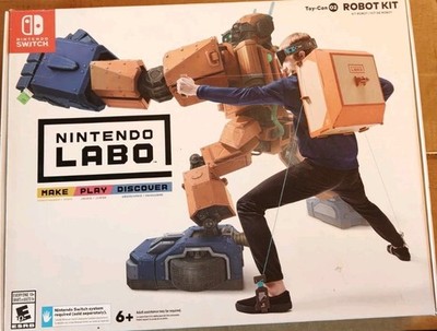 Nintendo Labo Robot Kit Toy-Con 02 for Switch Complete? As-Is Untested Cardboard