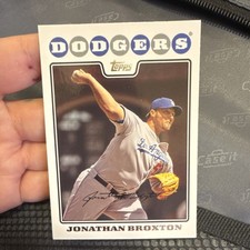 Topps 2008 Jonathan Broxton Los Angeles Dodgers Baseball Card #44