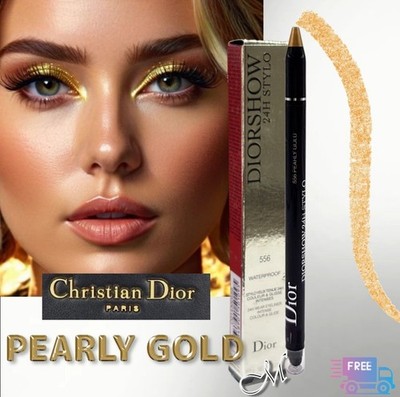 Christian Dior Diorshow 24H Stylo Waterproof Eyeliner* ~ 556 Pearly Gold NIB $36